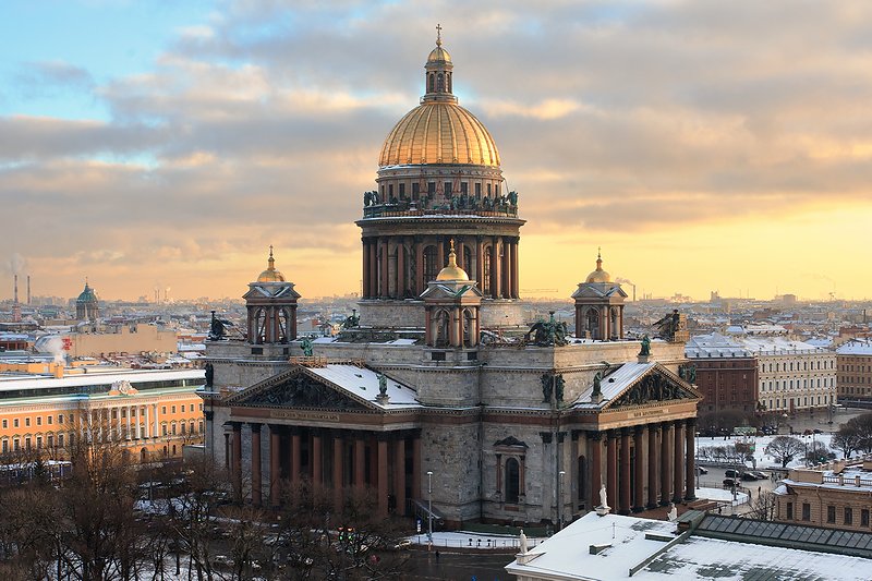 St. Isaac's Cathedral by Auguste de Montferrand