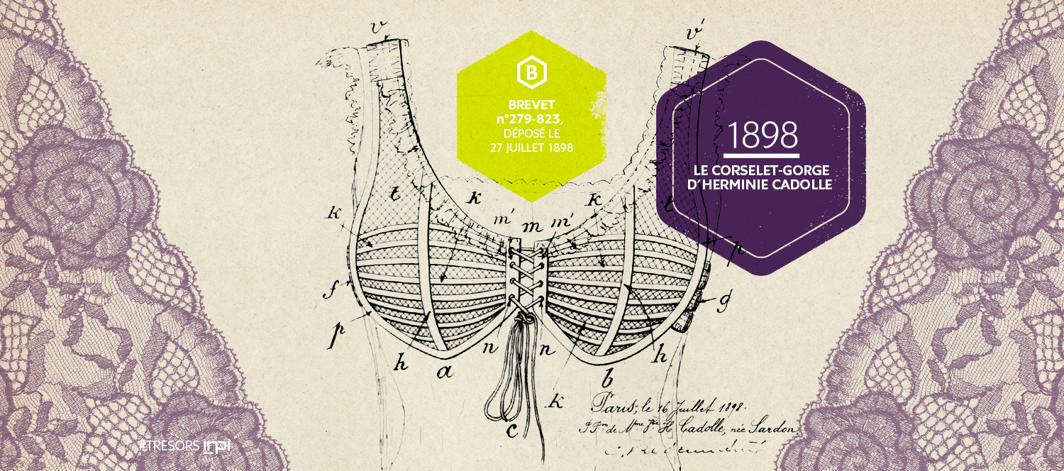 Le corselet-gorge, premier soutien-gorge de l’histoire (1898) | Inpi