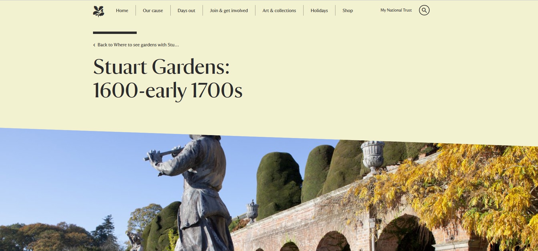 Stuart Gardens 1600-early 1700s | National Trust