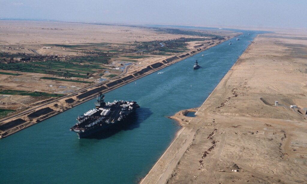 Le canal de Suez