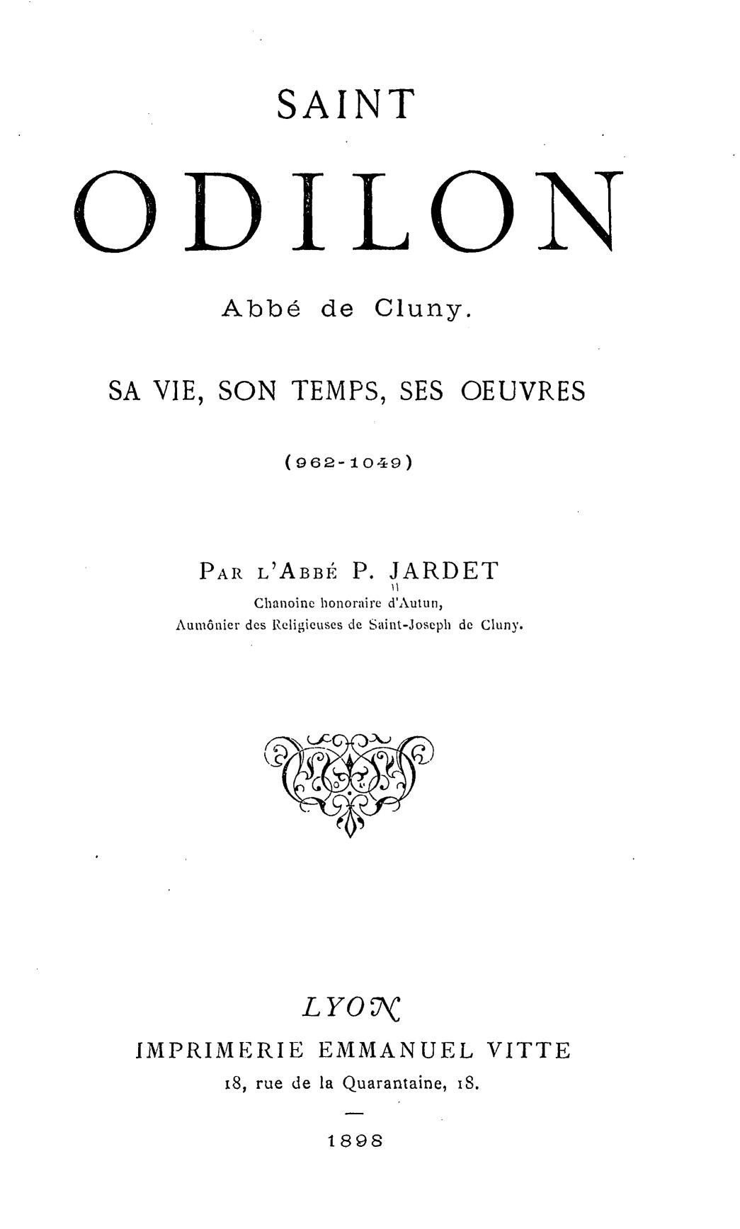 LA  FETE  DU  2  NOVEMBRE  OU  LA  COMMEMORATION DES  MORTS (Par l’Abbé P. JARDET, 1898)