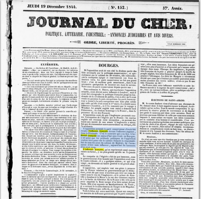 Journal du Cher, Bourges | Rétronews