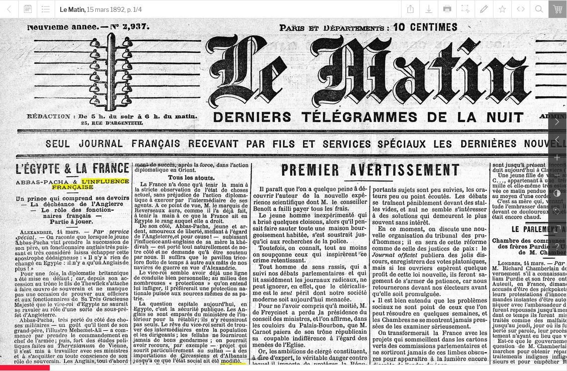 L’EGYPTE ET LA FRANCE : ABBAS-PACHA & L’INFLUENCE FRANÇAISE | Rétronews
