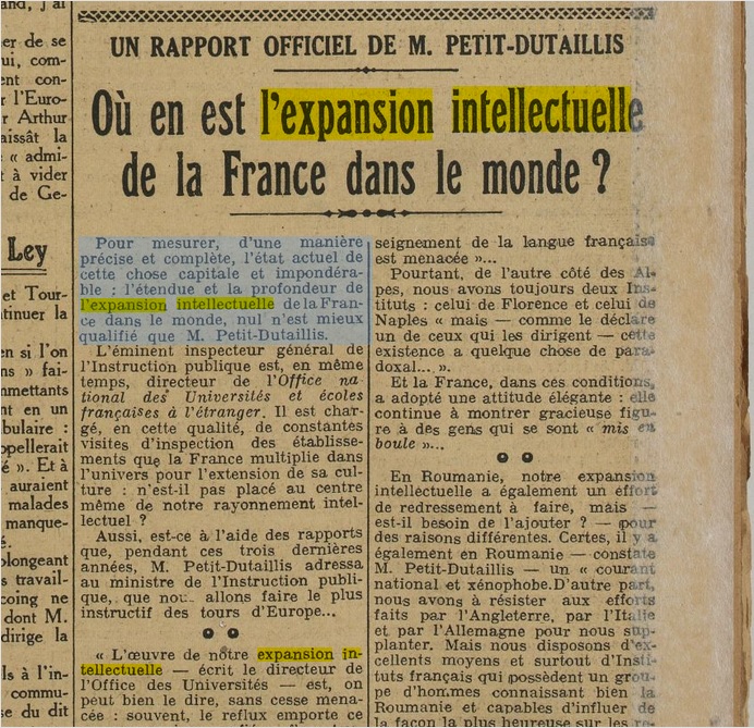Où en est l’expansion intellectuelle de la France dans le monde ? | Rétronews