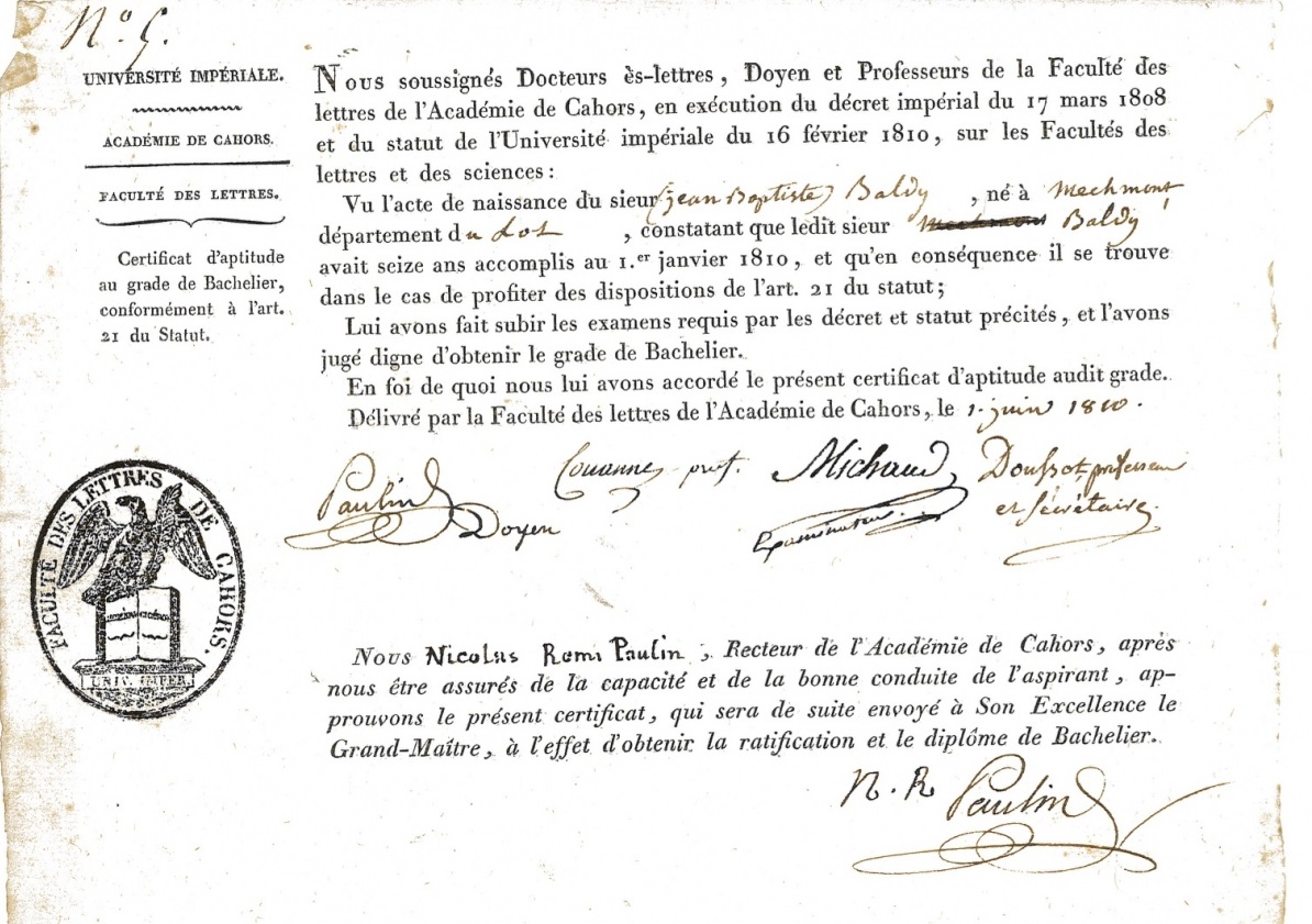 Photo : Archives nationales, F17/4713