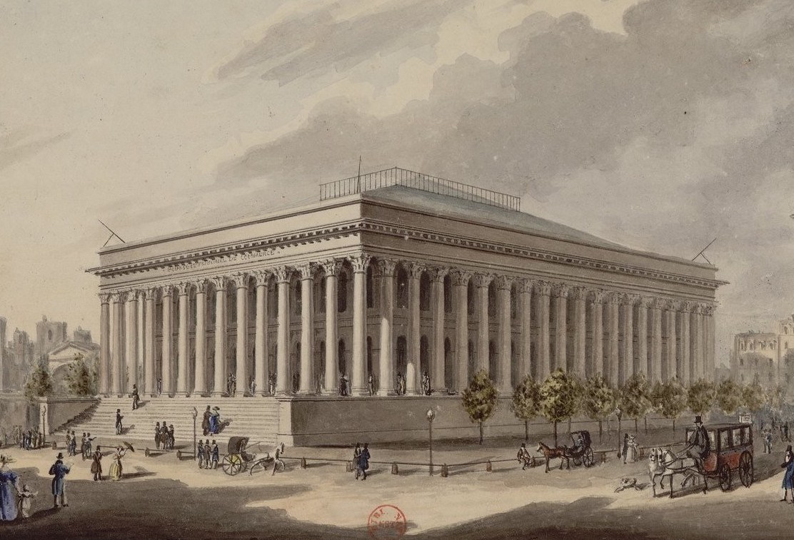 4 novembre 1826 : Inauguration du Palais Brongniart, prêt à abriter la Bourse de Paris  | Archives Gouv