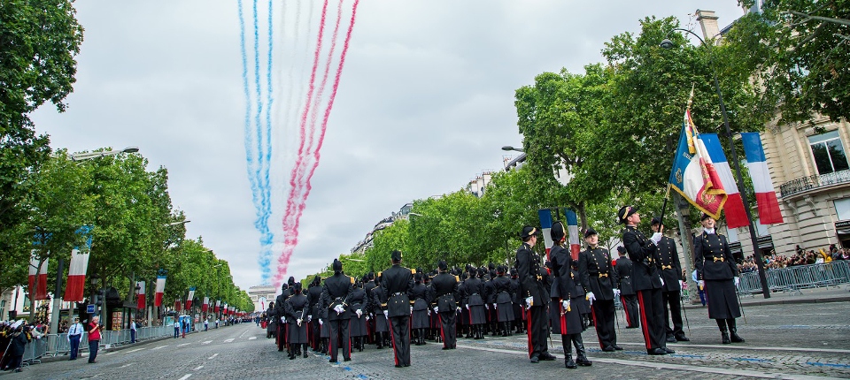 Le 14 juillet, jour de Fête nationale depuis 1880 (gouvernement)