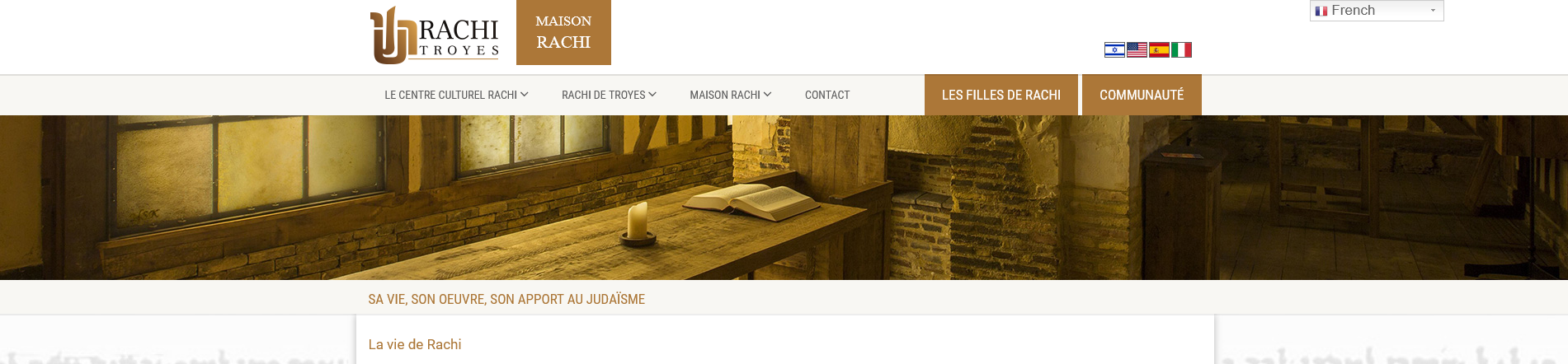 La vie de Rachi de Troyes |  Maison Rachi