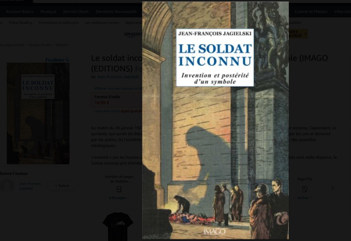 Le Soldat inconnu. Invention et postérité d’un symbole (Jean-François