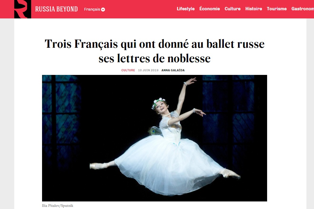 Trois Français qui ont donné au ballet russe ses lettres de noblesse | Russia Beyond