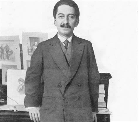 Enrique Gómez Carrillo,  ✞ 1927 à Paris,  chroniqueur, essayiste et romancier guatémaltèque