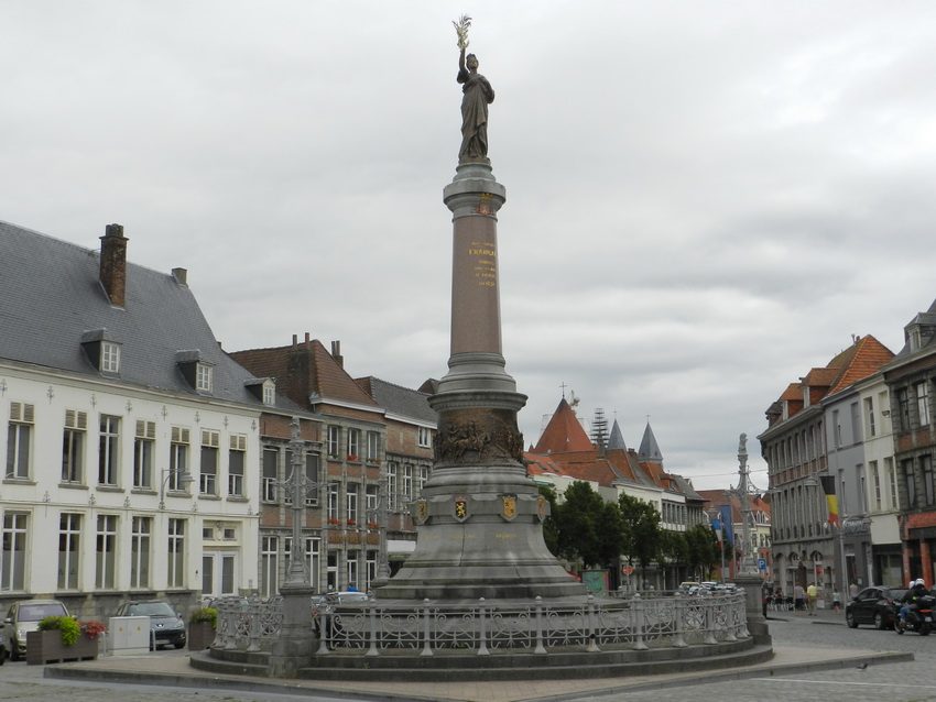 Monument aux français – La Déesse – Tournai | be-monumen