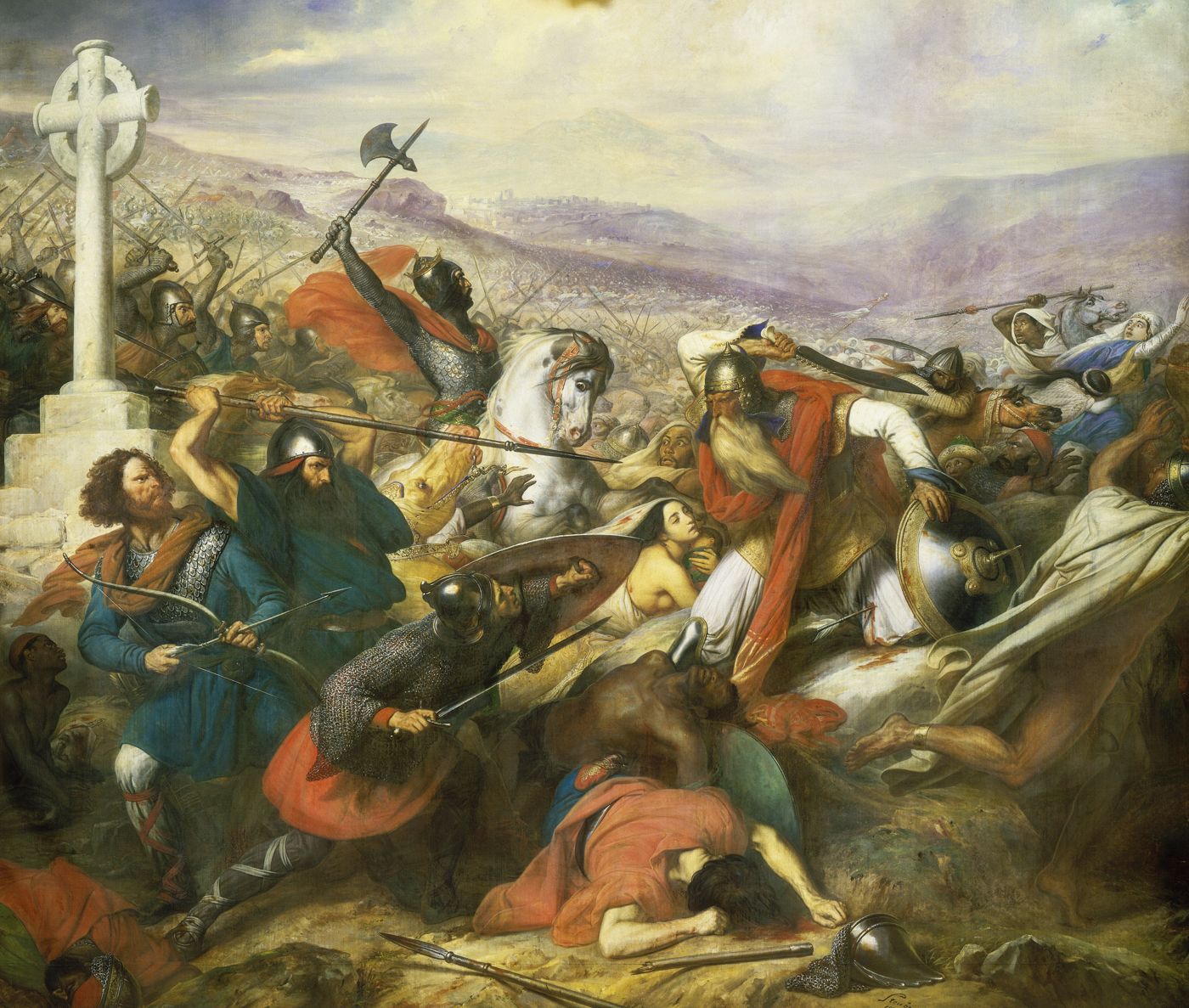 BATAILLE DE POITIERS, OCTOBRE 732 | l’Histoire par l’image