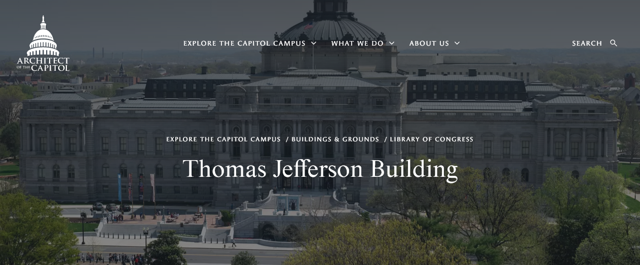 Thomas Jefferson Building | aoc.gov