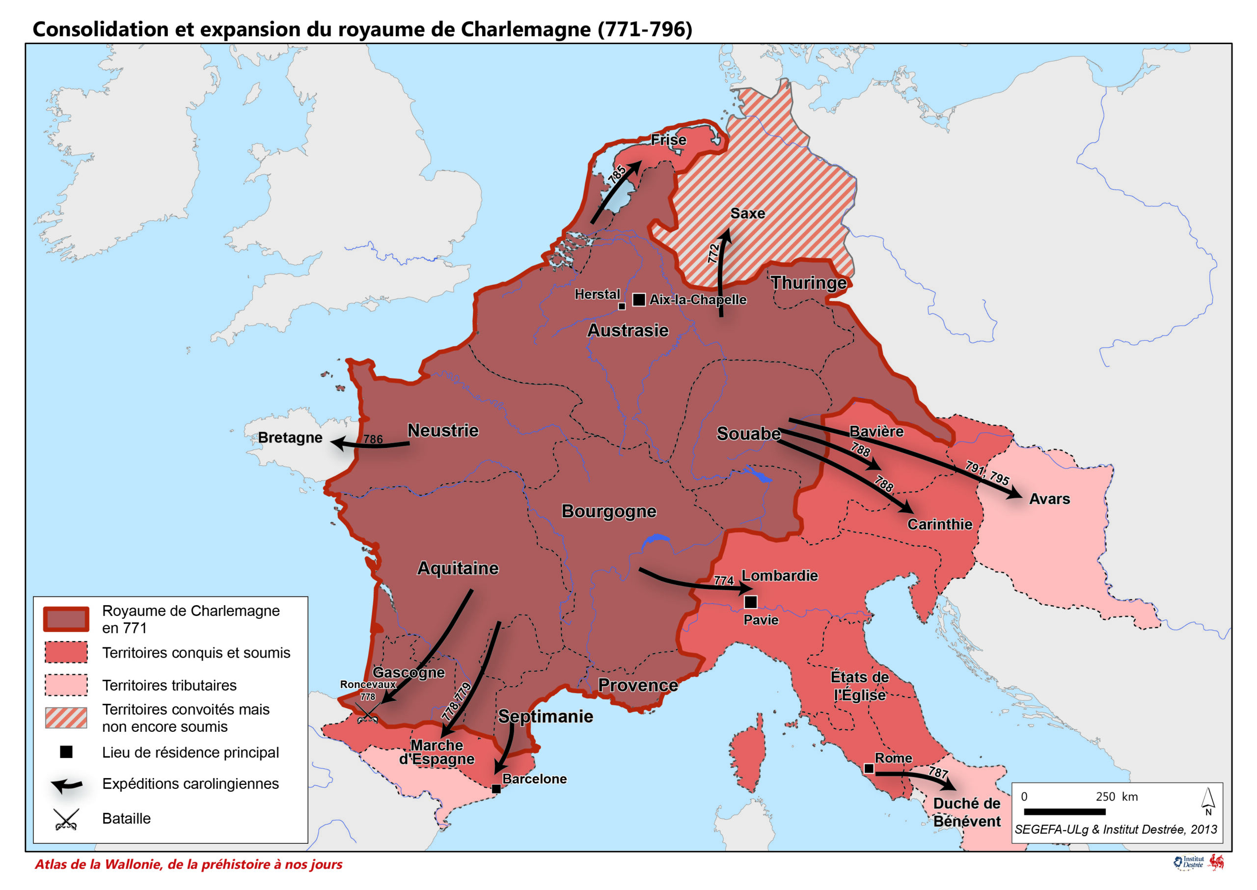 Consolidation et expansion du royaume de Charlemagne (771-796)