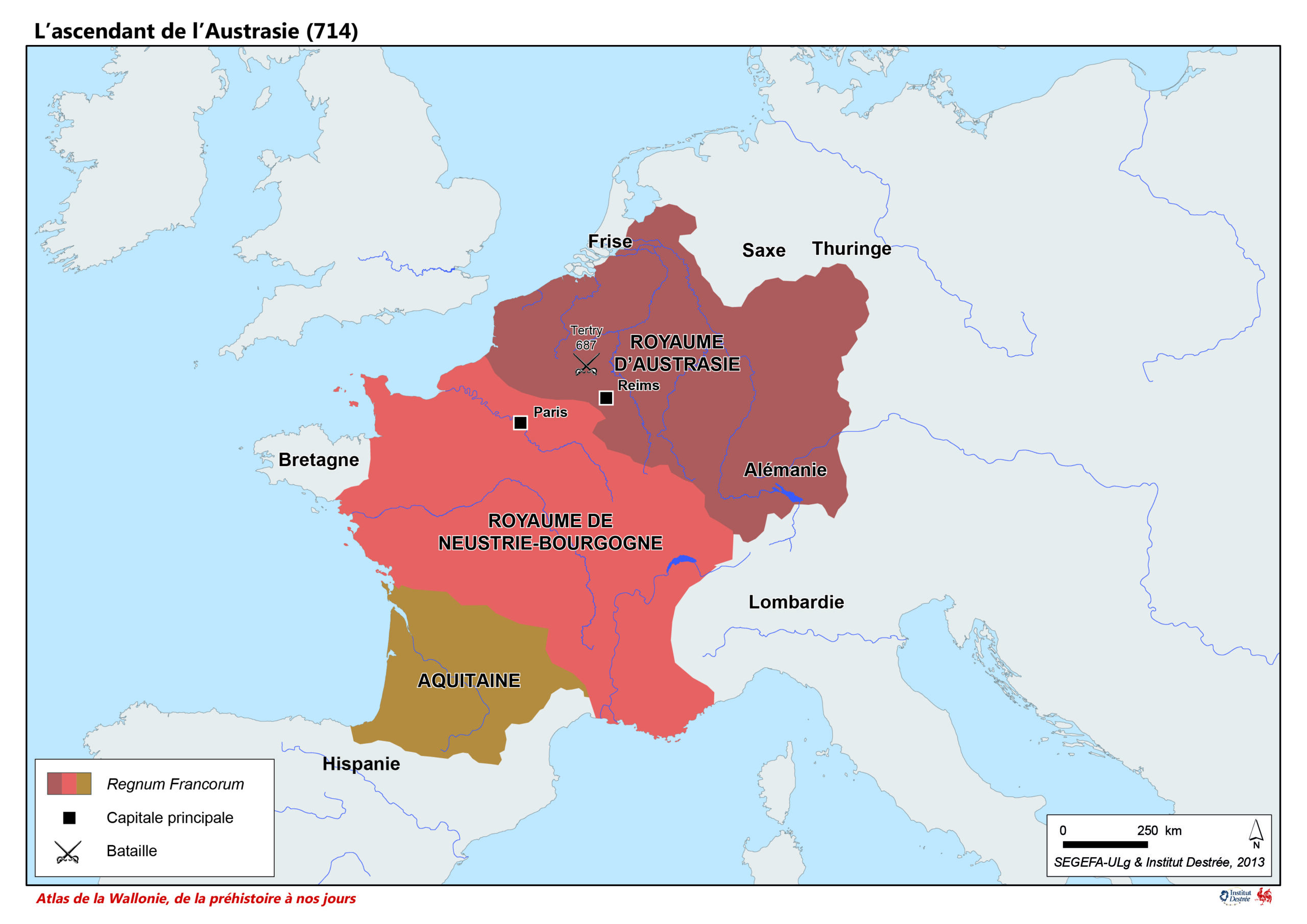 L’ascendant de l’Austrasie (714)