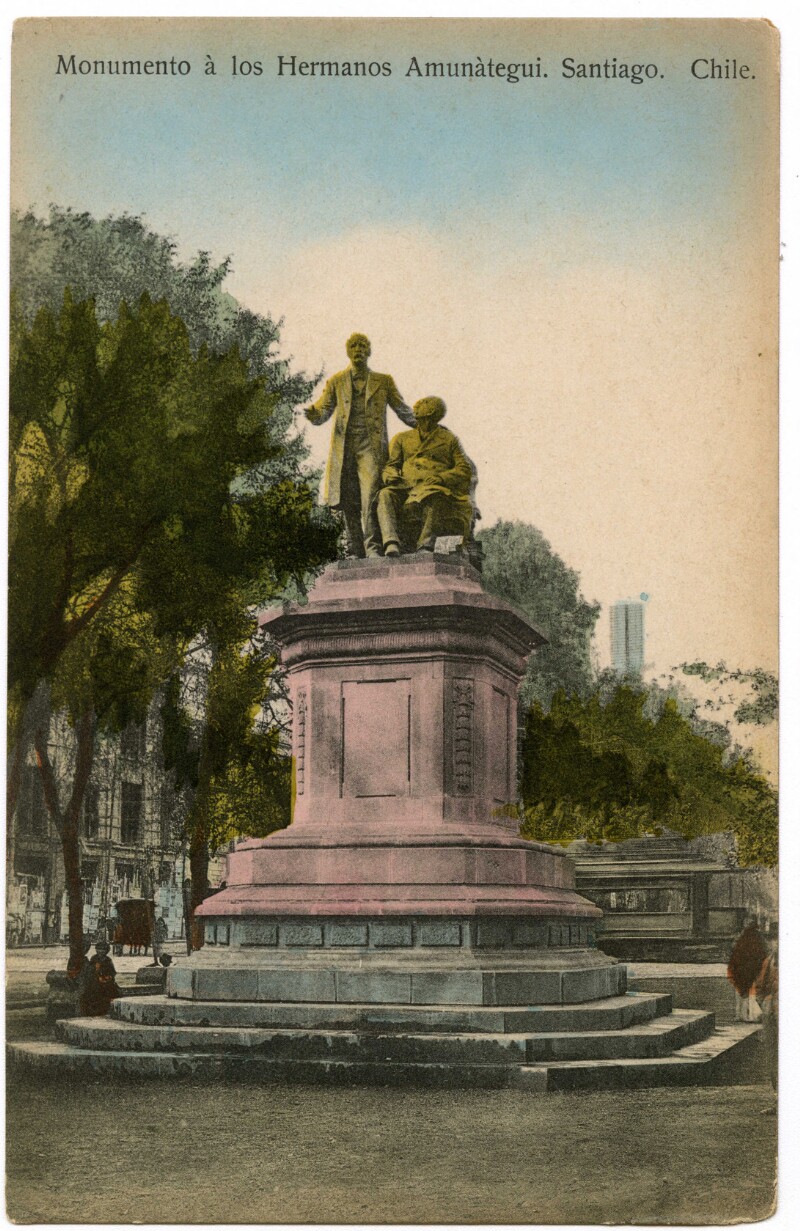 Monumento à los Hermanos Amunàtegui | BNC Archivo Fotográfico