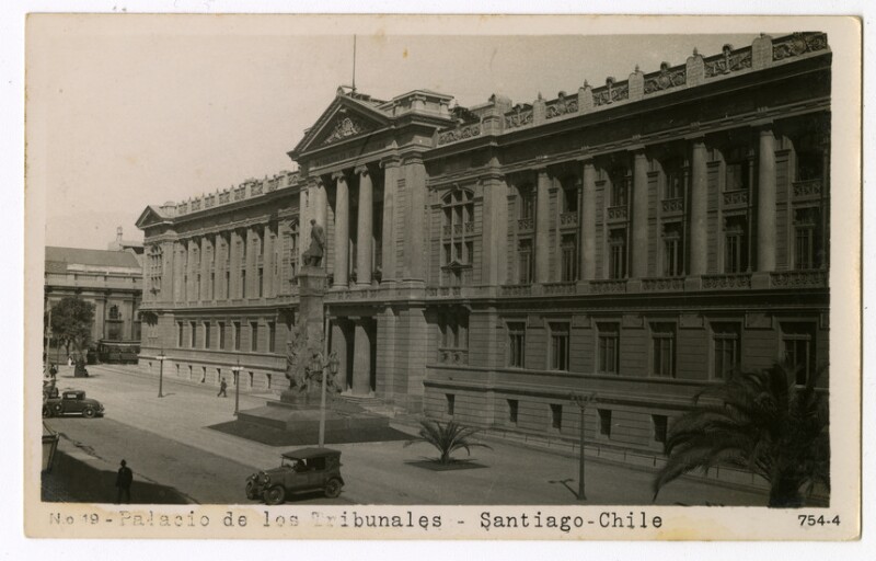 Palacio de los Tribunales – Santiago – Chile | BNC Archivo Fotográfico