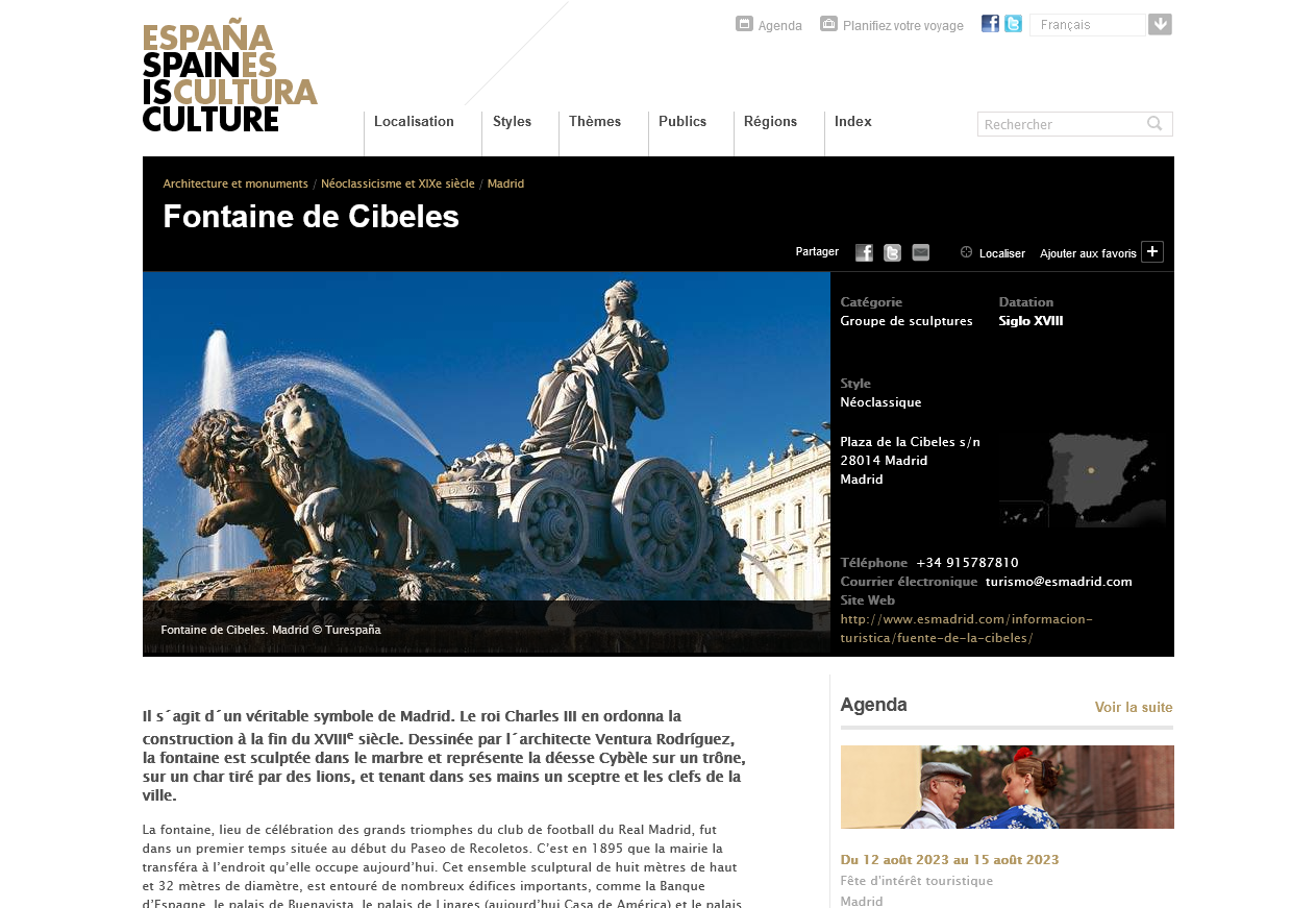 Fontaine de Cibeles | Espana es cultura