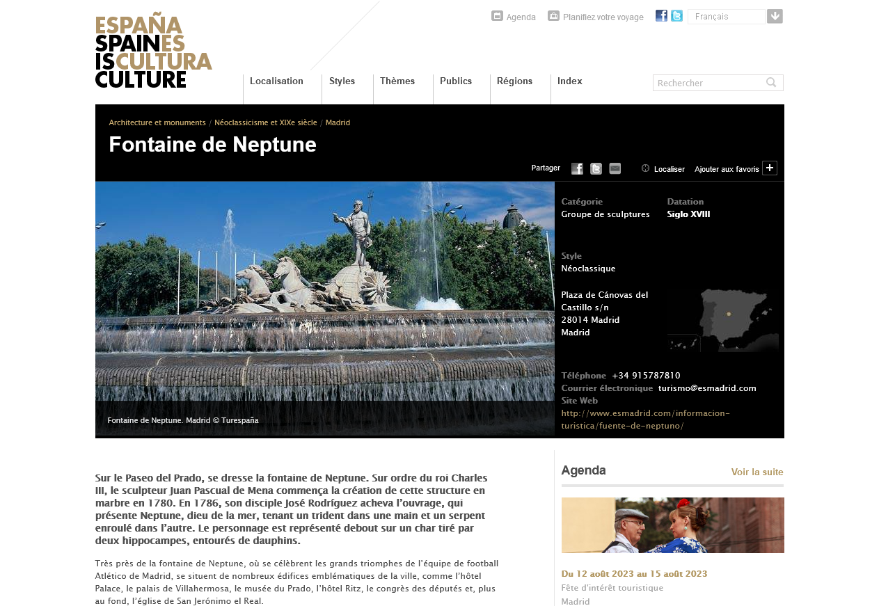 Fontaine de Neptune | Espana es cultura