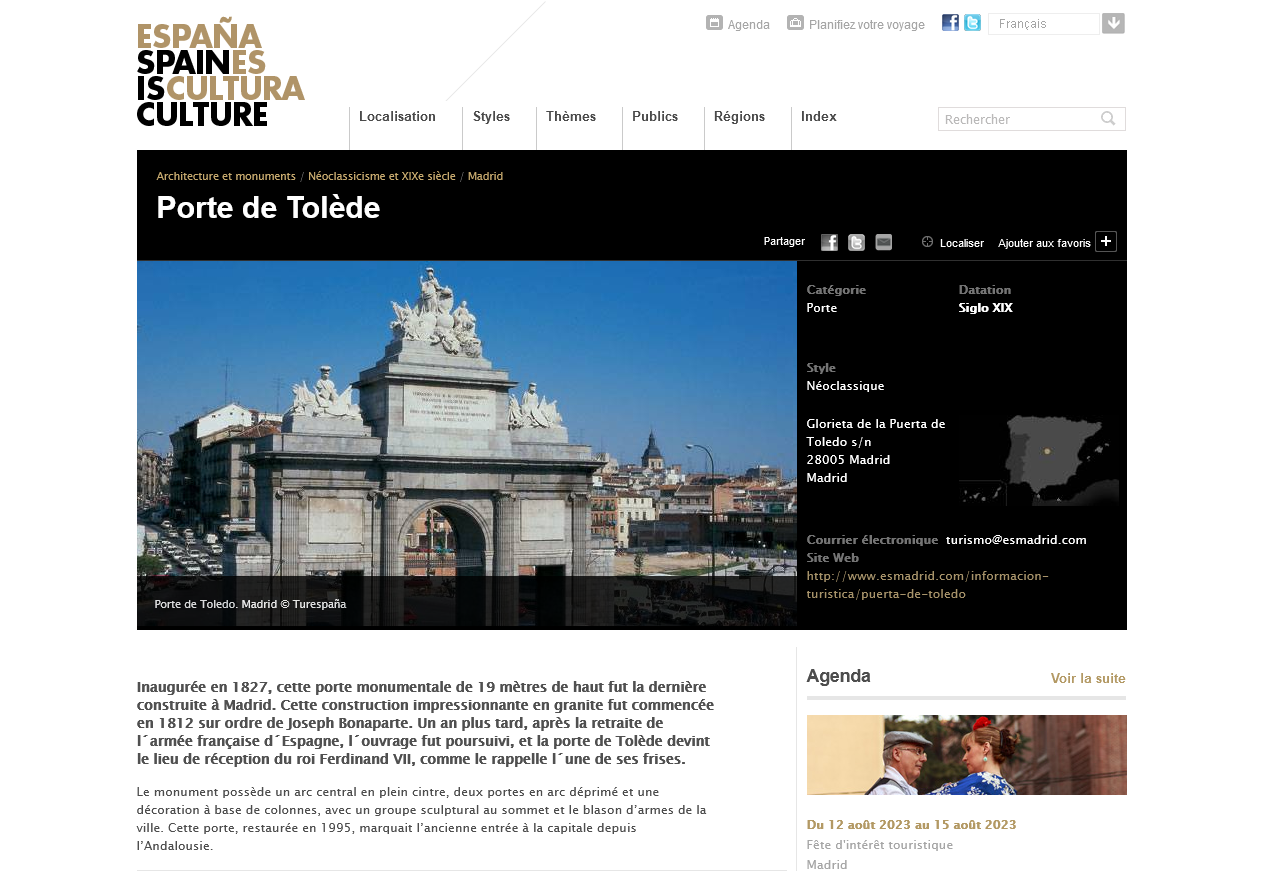 Porte de Tolède | Espana es cultura
