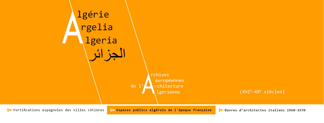 Espaces publics de l’époque française à Alger / Front de mer / Sénat